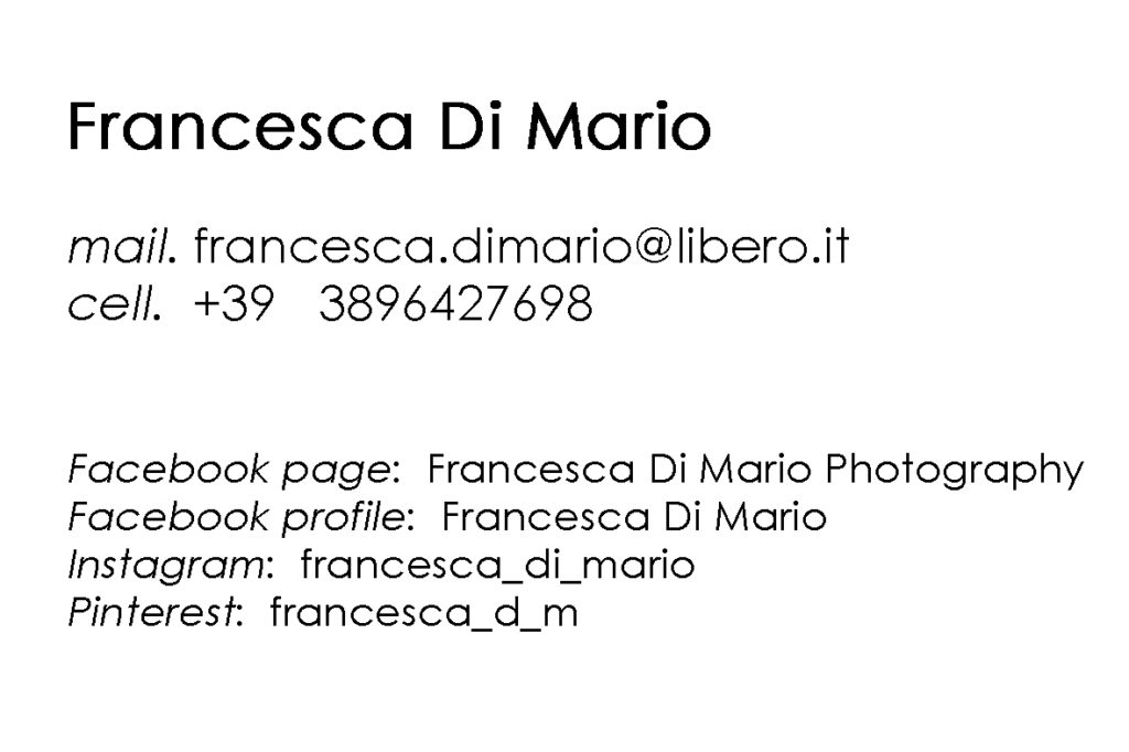 francesca di mario fotografo roma