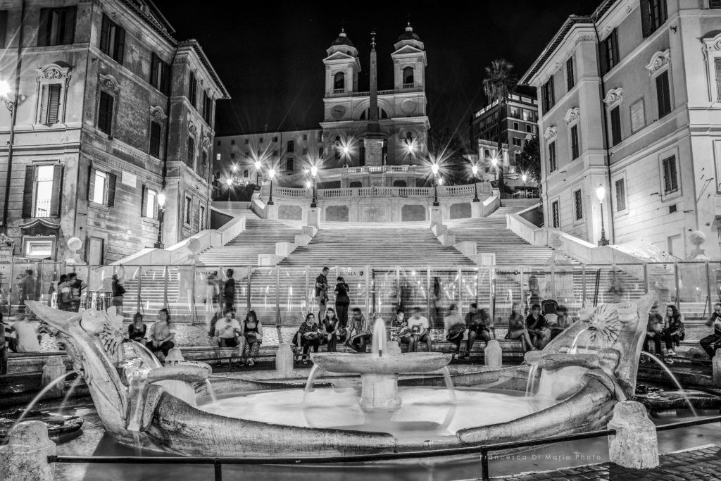 fotografo paesaggio Roma piazza di spagna